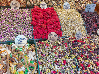 Viagra and love tea on a turkish market