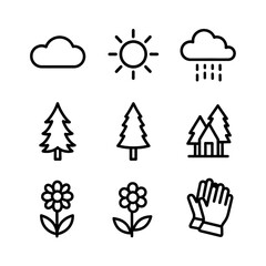 Nature Icons Set