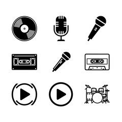 life style icon set pack