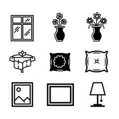 life style icon set pack