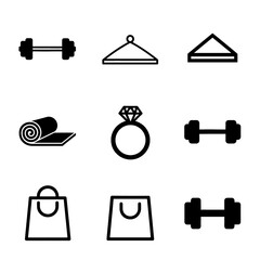 Fitness and Shopping Icons