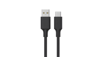 USB-C cable ready to connect and charge your modern mobile devices