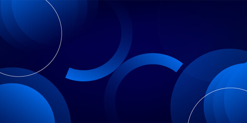 Abstract blue geometric background. Dynamic shapes composition. Eps10 vector