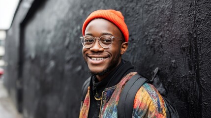 Man posing for picture.