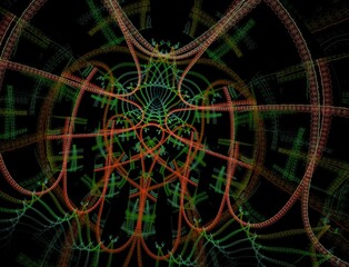 Imaginatory fractal abstract background Image