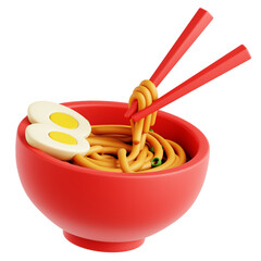 Ramen Bowl 3D Icon