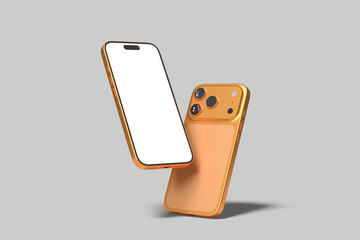 Smartphone 17 Pro Blank Mockup Template