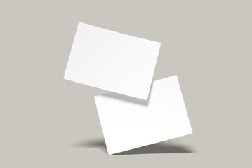 A4 Landscape Blank Mockup