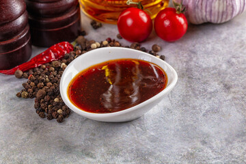 Black pepper sauce for meat