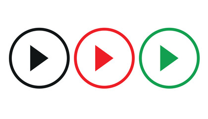 Music or video play bar icon. Audio player for songs or podcast playlist. Play or pause button. Dark theme. Vector illustration	