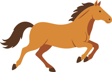 Fototapeta premium Graceful Horse Running Free