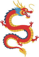 Obraz premium Majestic Chinese Dragon