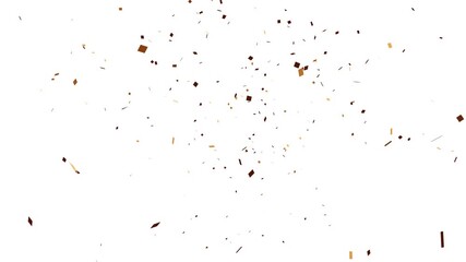 Birthday party and anniversary celebration overlay motion design element. colorful fairy unicorn confetti rain isolated on transparent background. Confetti: Colorful Celebration Falling 4k videos - Powered by Adobe