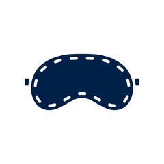 Sleeping mask vector illustration icon