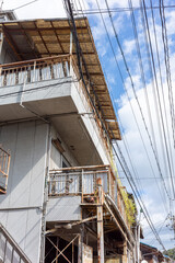 日本の広島県福山市の鞆の浦の古くてとても美しい建物と町並み