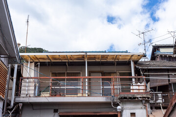 日本の広島県福山市の鞆の浦の古くてとても美しい建物と町並み