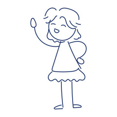 Doodle Stick Character Art