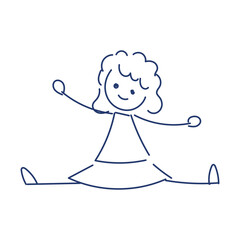 Doodle Stick Character Art