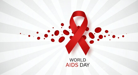 Obraz premium World AIDS Day, Raising Global Awareness and Honoring Lives Affected by HIV