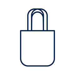 Tote bag vector illustration icon