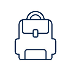 Bag pack vector illustration icon