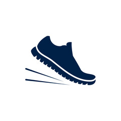 Running shoes vector illustration icon