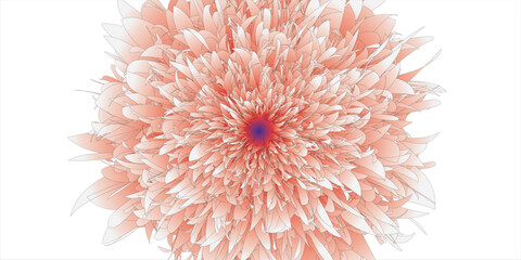 A 3d render of the colorful neon lights in geometrical shapes on a purple background