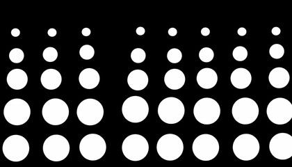 black and white dots