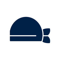 Bandana head vector illustration icon