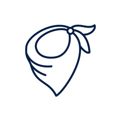Bandana neck vector illustration icon