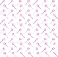 Candies, lollipop, sugar caramel in wrapper, gums and twisted marshmallow on stick. Vector set of sweets, spiral lollypops, striped bonbons and bubblegums isolated on white background