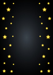 Christmas background with border of glowing stars