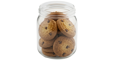Delicious Chocolate Chip Cookies in a Jar A Tempting Treat for Any Time