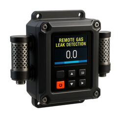 Fototapeta premium Remote gas leak detection system designed for industrial warehouses with various gas