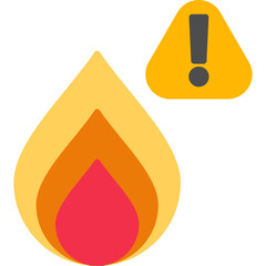 Fire Caution Icon