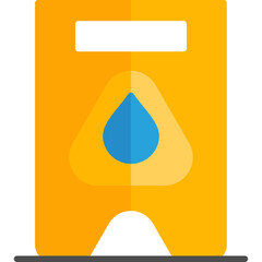 Wet Floor Sign Board Icon