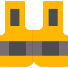 High Visibility Safety Jacket Icon