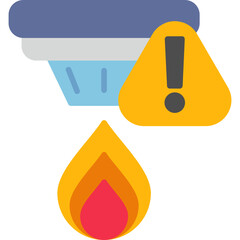 Fire Alarm Caution Icon