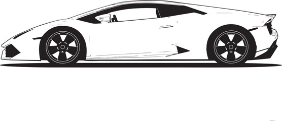 Racing Car Silhouette Set
