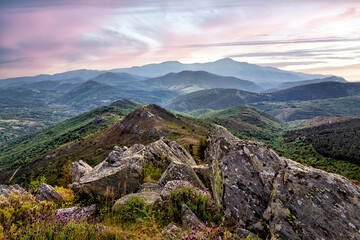 Sierra Norte desde el collado del Salinero