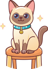 Funny cartoon cat and dog animal illustration with a cute baby mouse character isolated on white