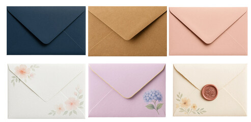 Vintage Envelope Collection – Elegant Floral & Pastel Set