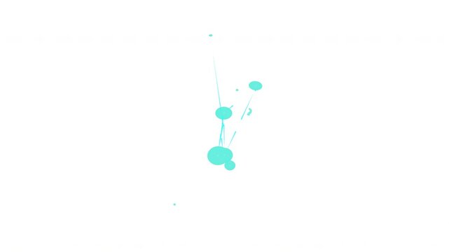 Tonga map outline animation with alpha channel with connectivity, Technology