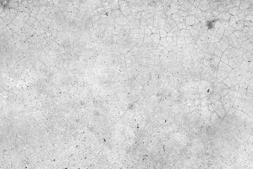 Fototapeta premium Gray cracked concrete wall texture background for industrial design or grunge style surface