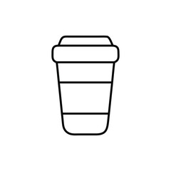 Coffee Cup Vector Icon Hot Drink Cafe Beverage Illustration