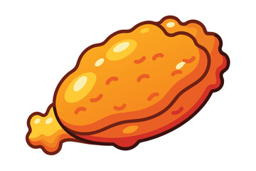 Crispy fried chicken wing appears golden, savory, and ready to be enjoyed as a snack
