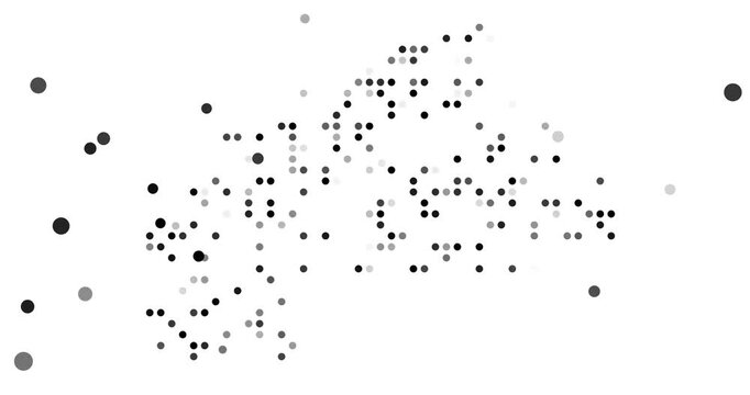 Professional Stock Footage Particles Forming Burkina Faso Map