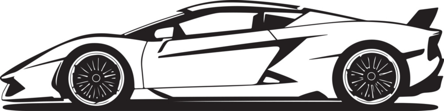 Car Silhouette Vector Art