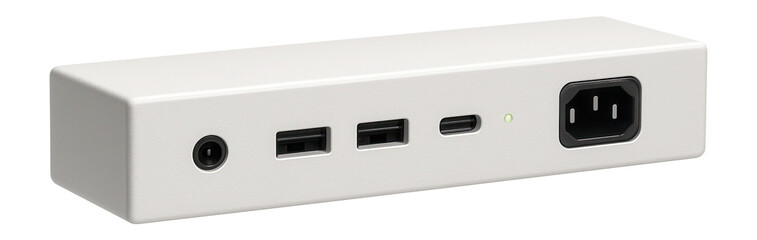 Sleek linear power supply ideal for minimalist spaces, powering essential devices