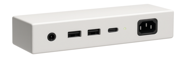 Sleek linear power supply ideal for minimalist spaces, powering essential devices